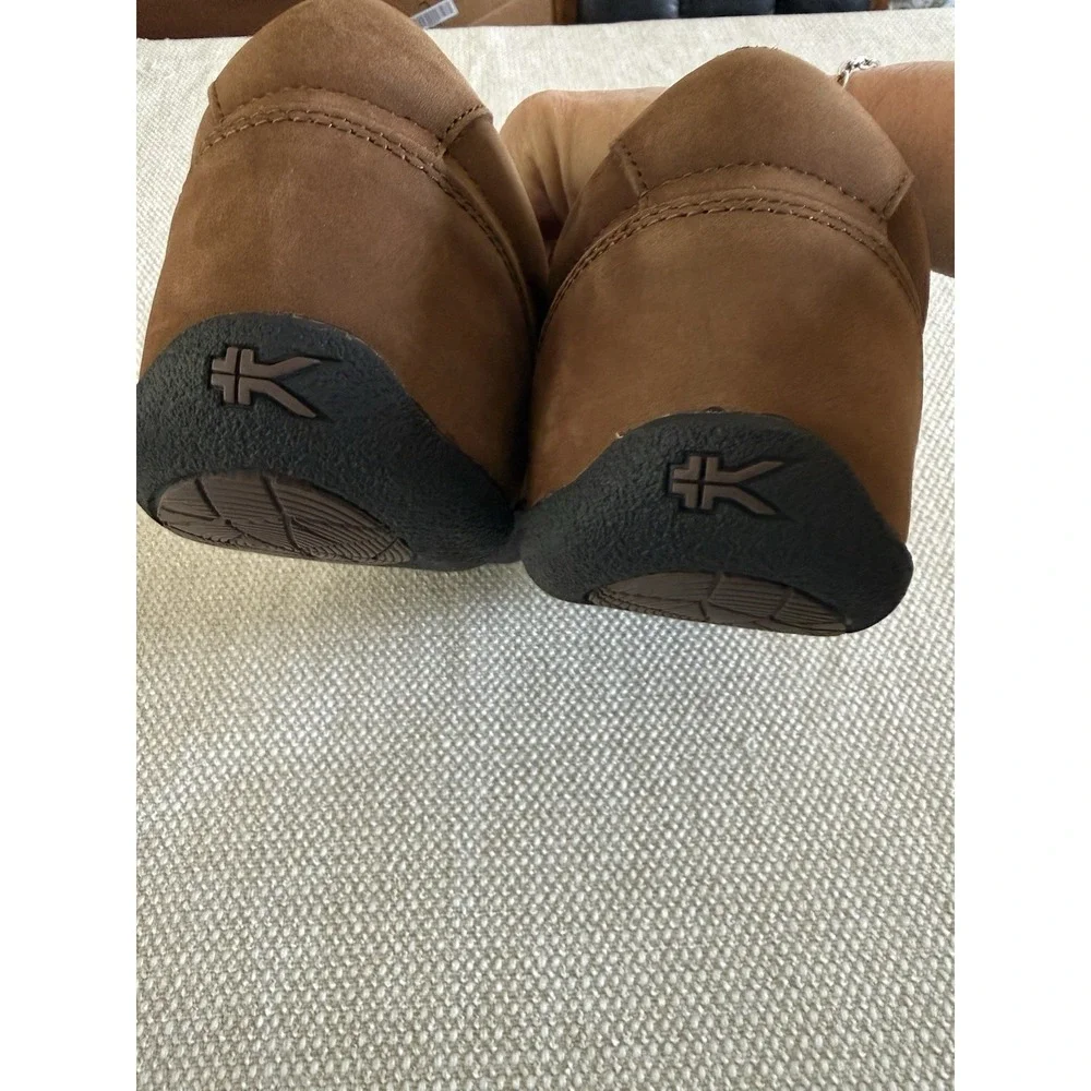 KURU‎ Footwear KIVI Men's Slip-On Shoes Chestnut Brown Size 10 Wide Width